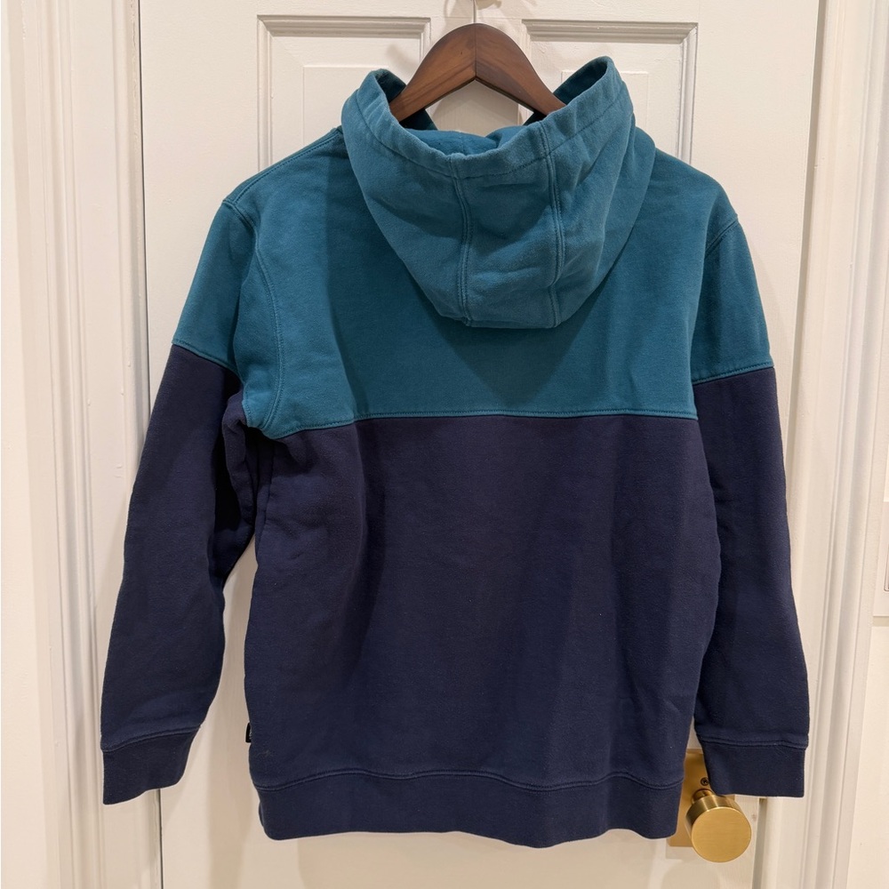Vans Boys Teal and Navy Pullover Hoodie Sweatshirt with Logo XL - Picture 6 of 6